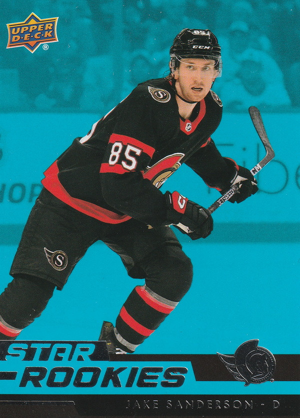 Hockey card Jake Sanderson