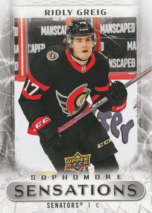 Hockey card Ridly Greig