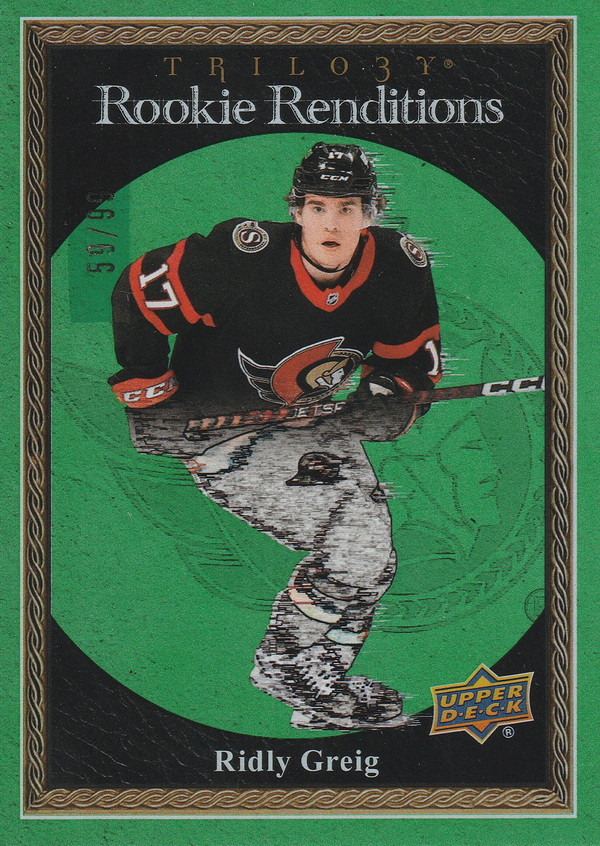 Hockey card Ridly Greig