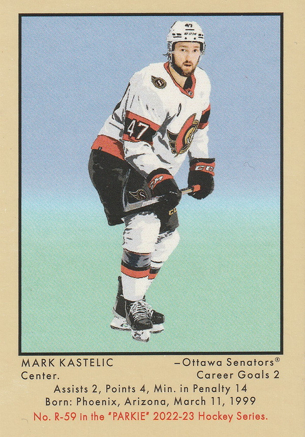 Hockey card Mark Kastelic