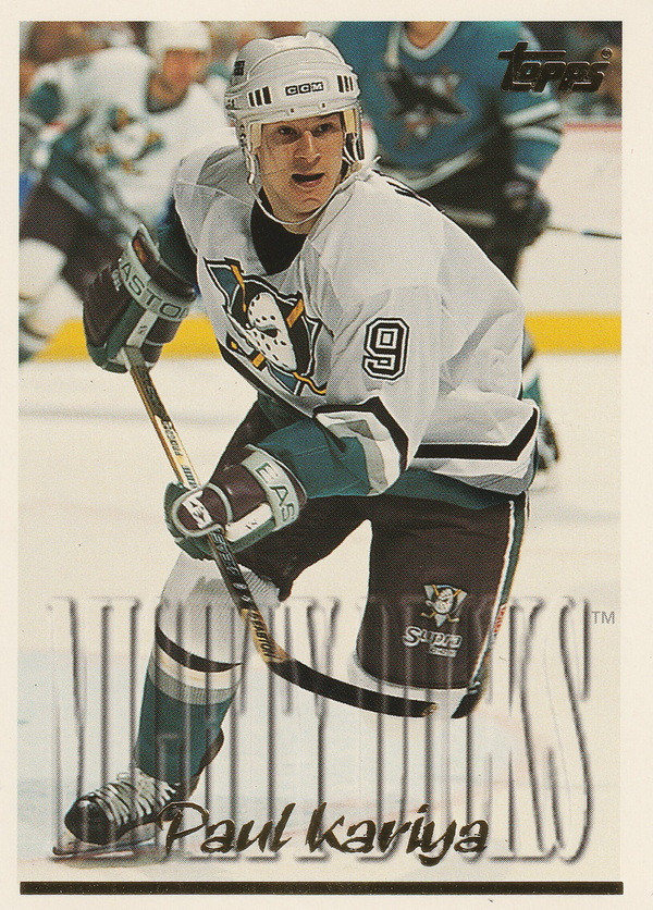 Hockey card Paul Kariya