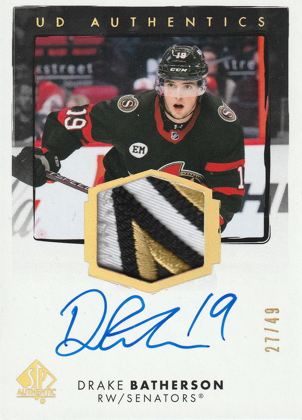 Hockey card Drake Batherson