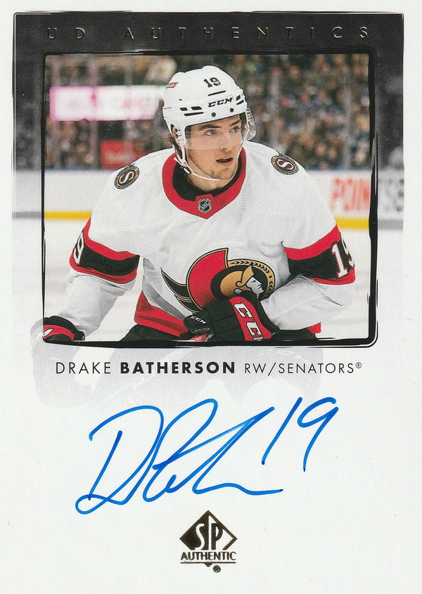 Hockey card Drake Batherson