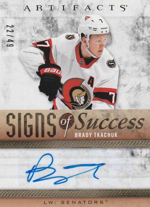 Hockey card Brady Tkachuk