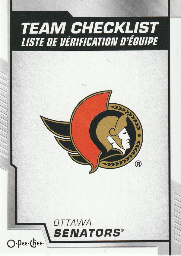 Hockey card Checklist