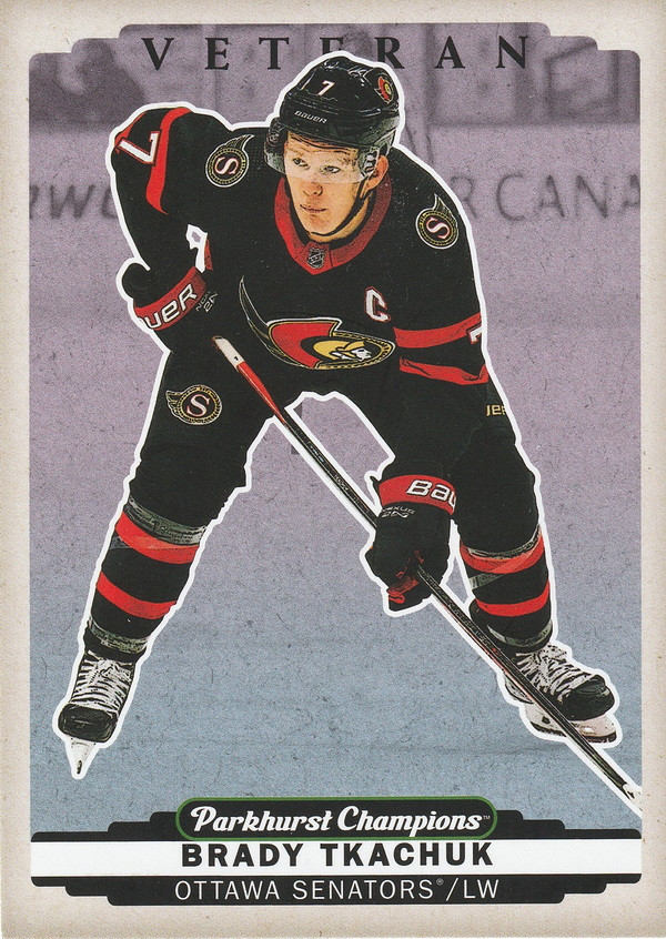 Hockey card Brady Tkachuk