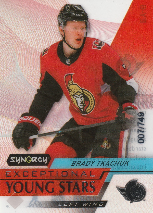Hockey card Brady Tkachuk