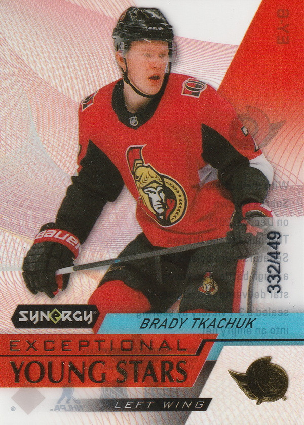 Hockey card Brady Tkachuk