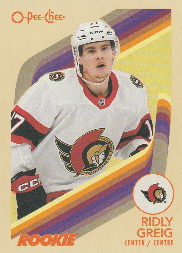 Hockey card Ridly Greig