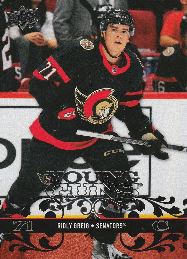 Hockey card Ridly Greig