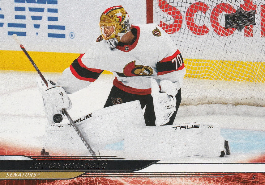 Hockey card Joonas Korpisalo