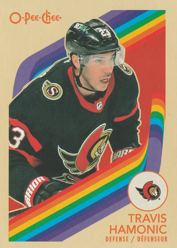 Hockey card Travis Hamonic