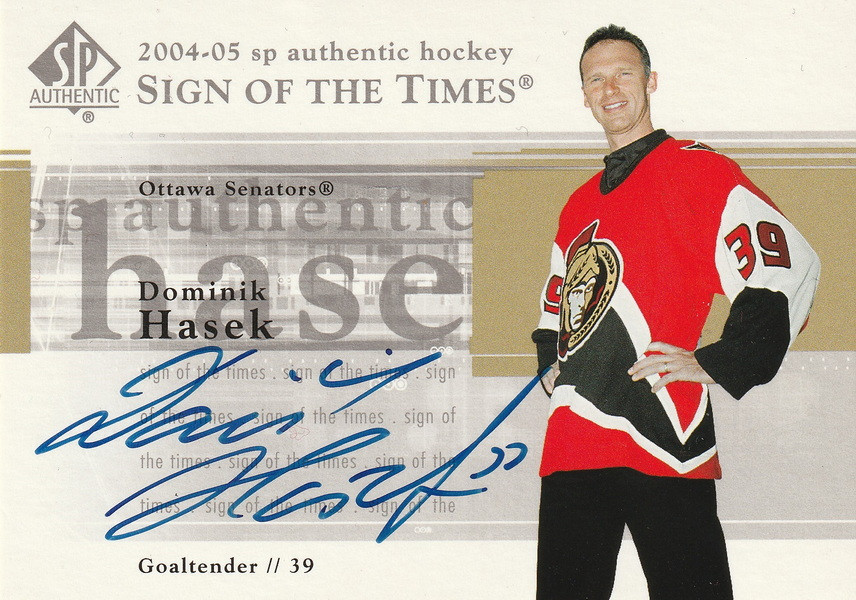 Hockey card Dominik Hasek