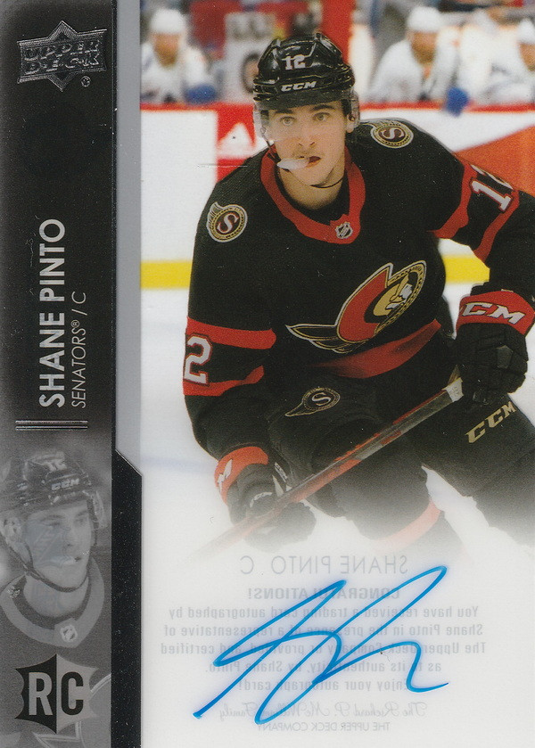 Hockey card Shane Pinto