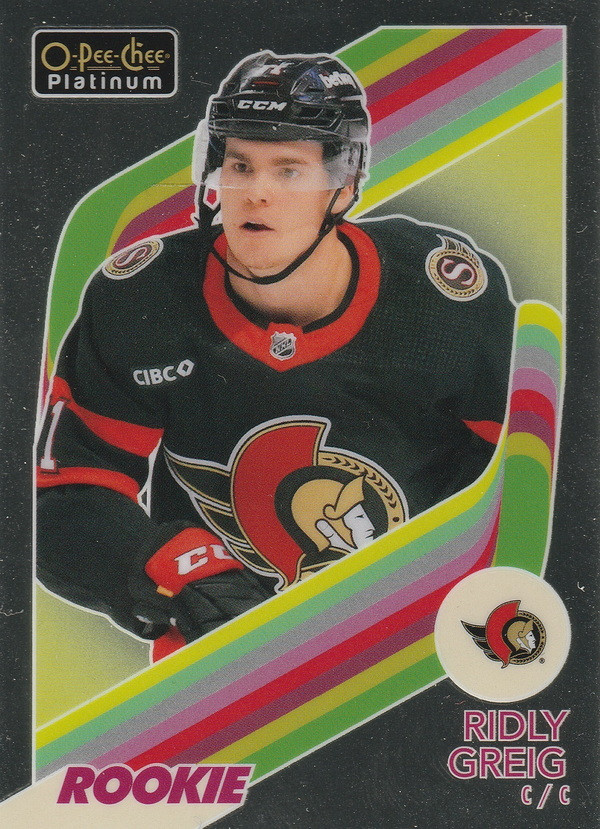 Hockey card Ridly Greig