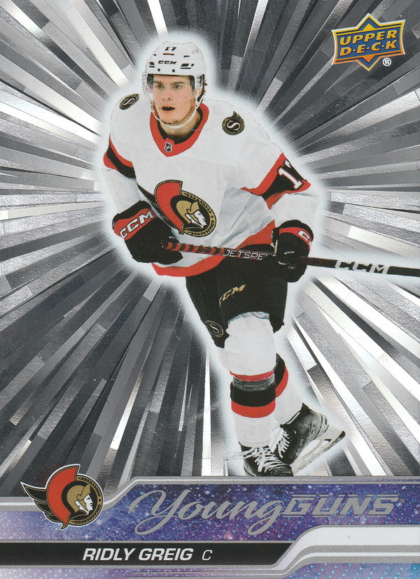Hockey card Ridly Greig