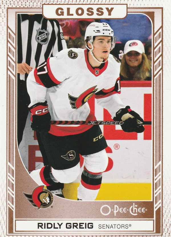 Hockey card Ridly Greig
