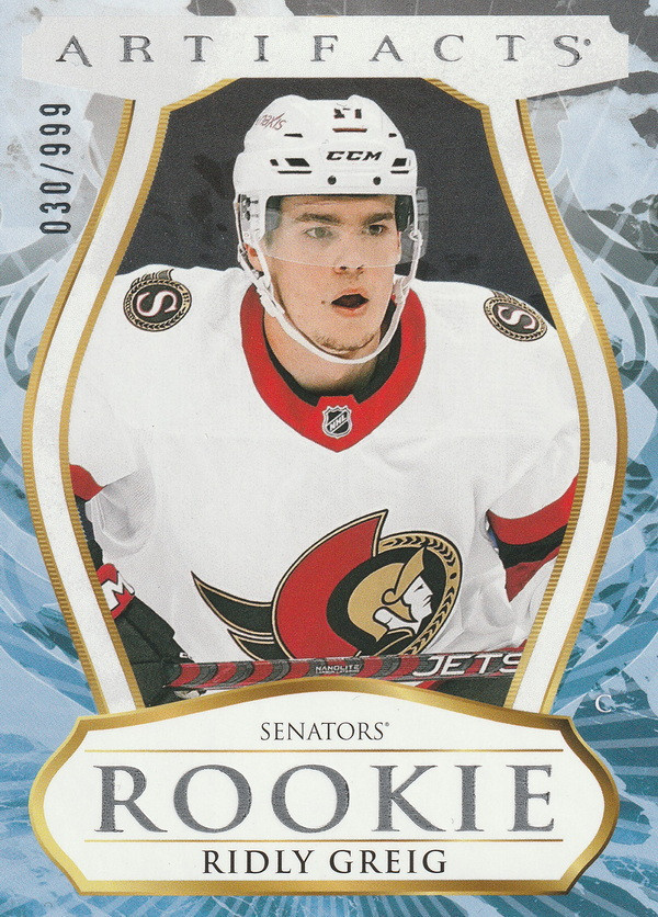 Hockey card Ridly Greig