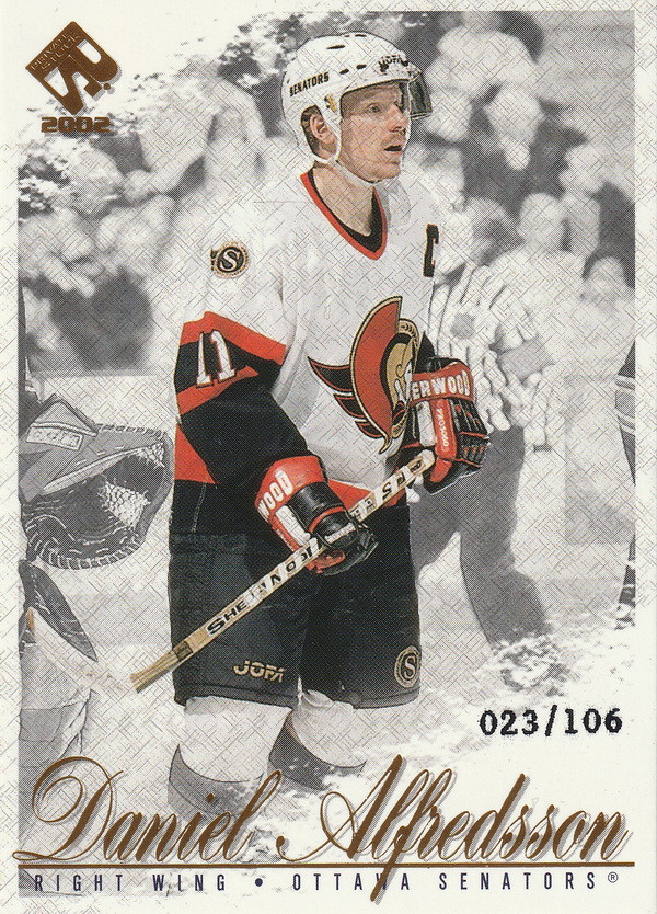 Hockey card Daniel Alfredsson