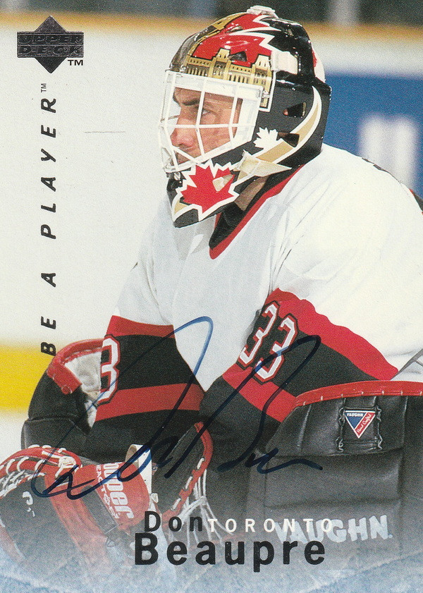 Hockey card Dan Beaupre
