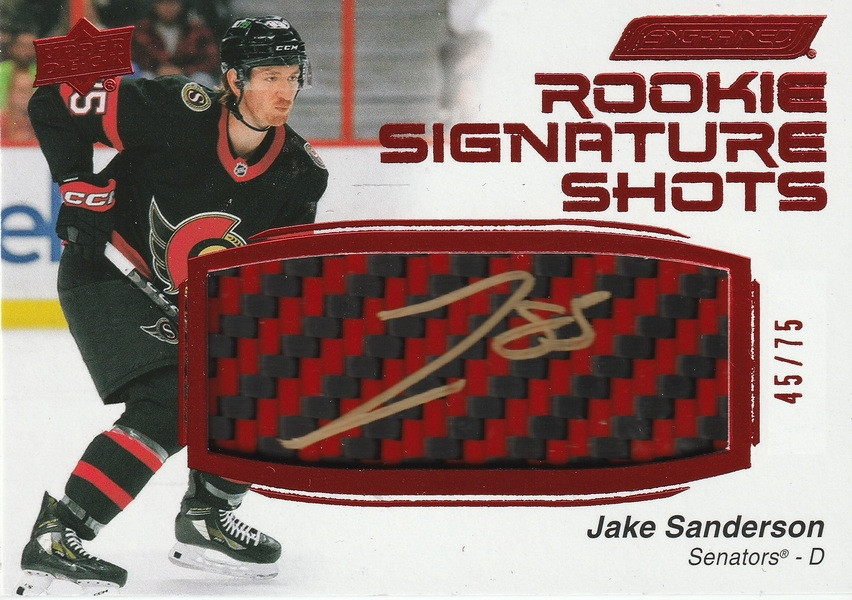 Hockey card Jake Sanderson