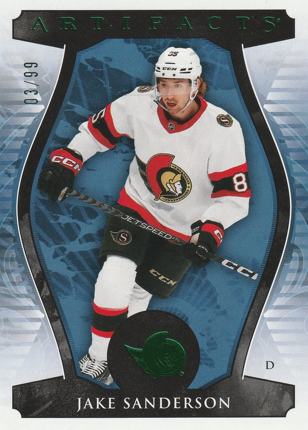Hockey card Jake Sanderson