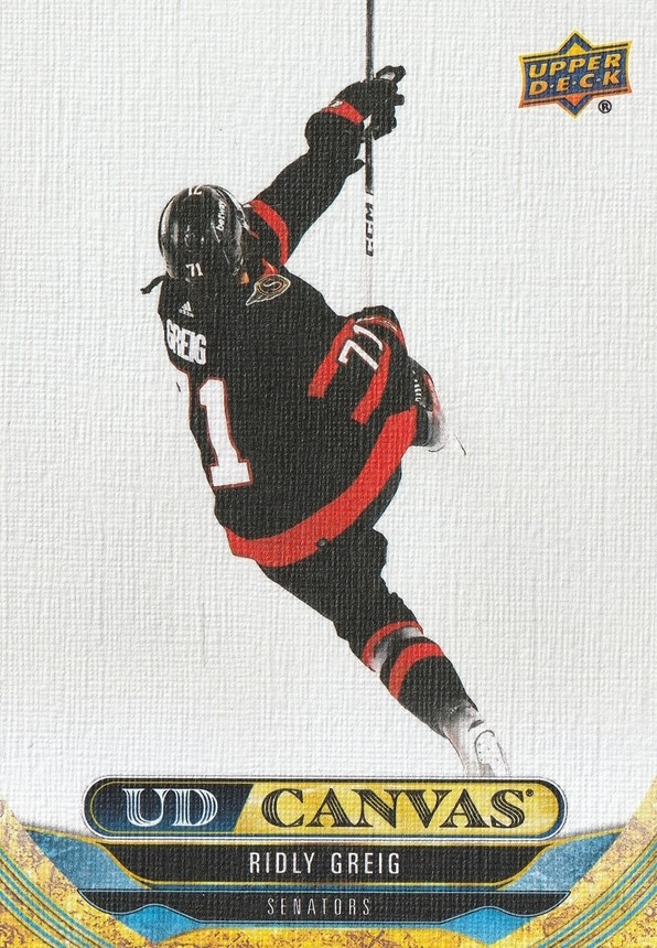 Hockey card Ridly Greig