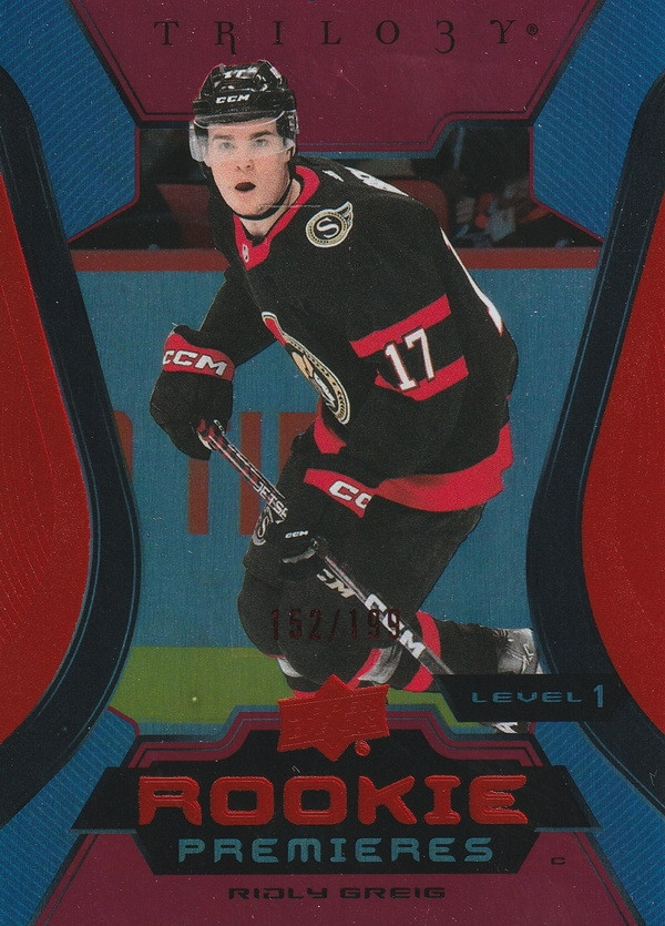Hockey card Ridly Greig