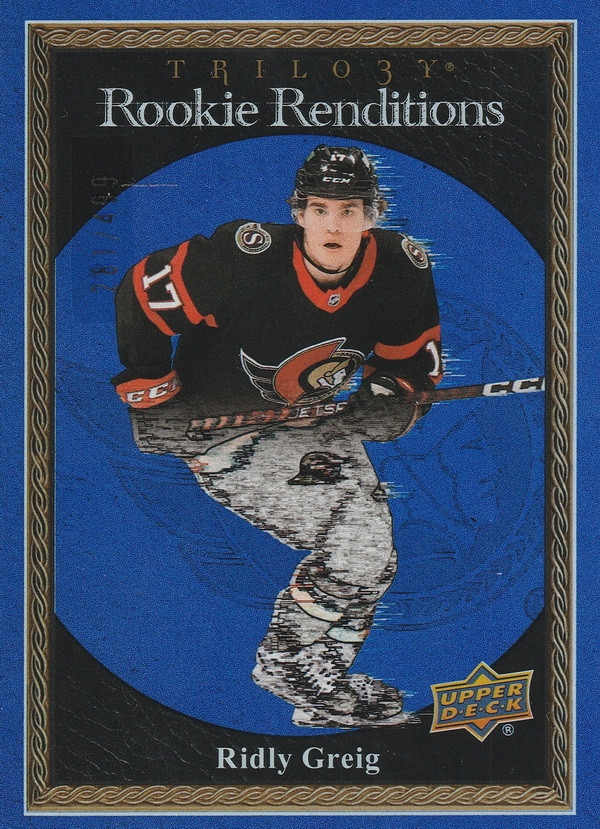 Hockey card Ridly Greig