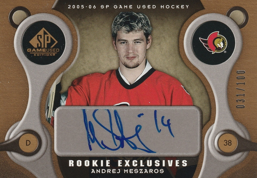 Hockey card Andrej Meszaros