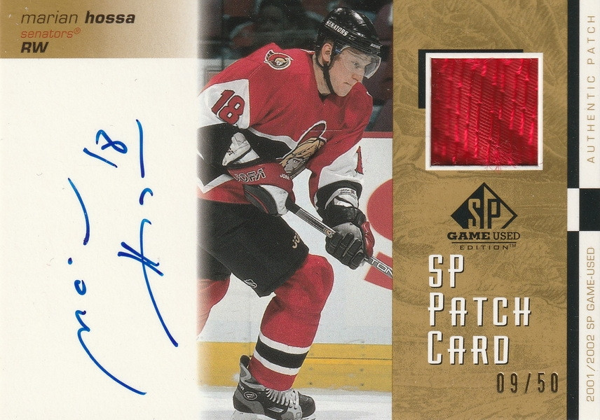 Hockey card Marian Hossa