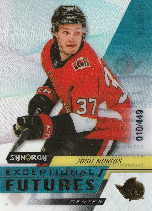 Hockey card Josh Norris