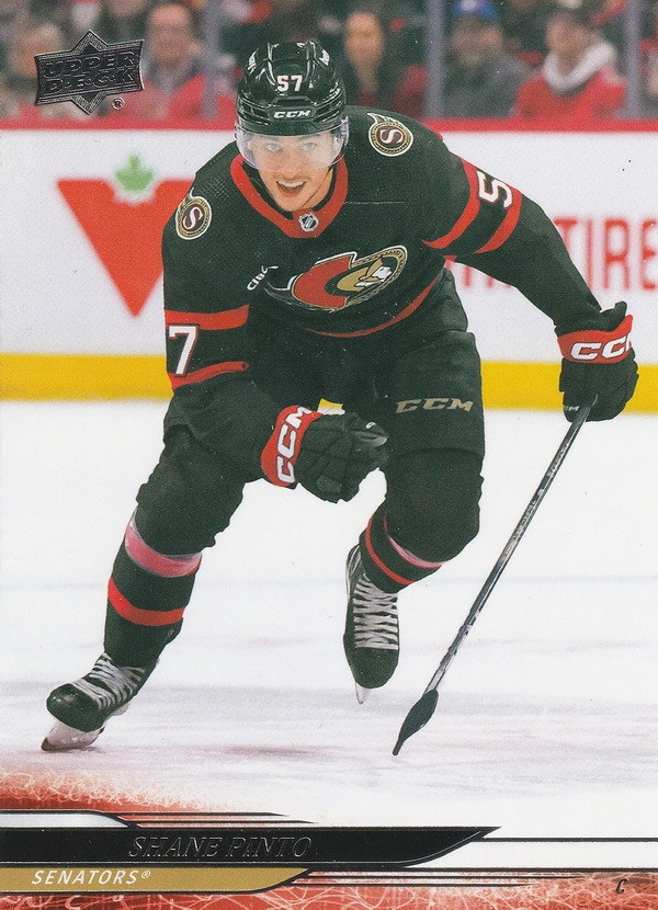 Hockey card Shane Pinto