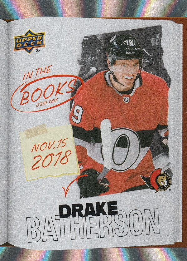 Hockey card Drake Batherson