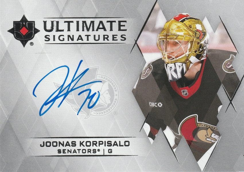 Hockey card Joonas Korpisalo