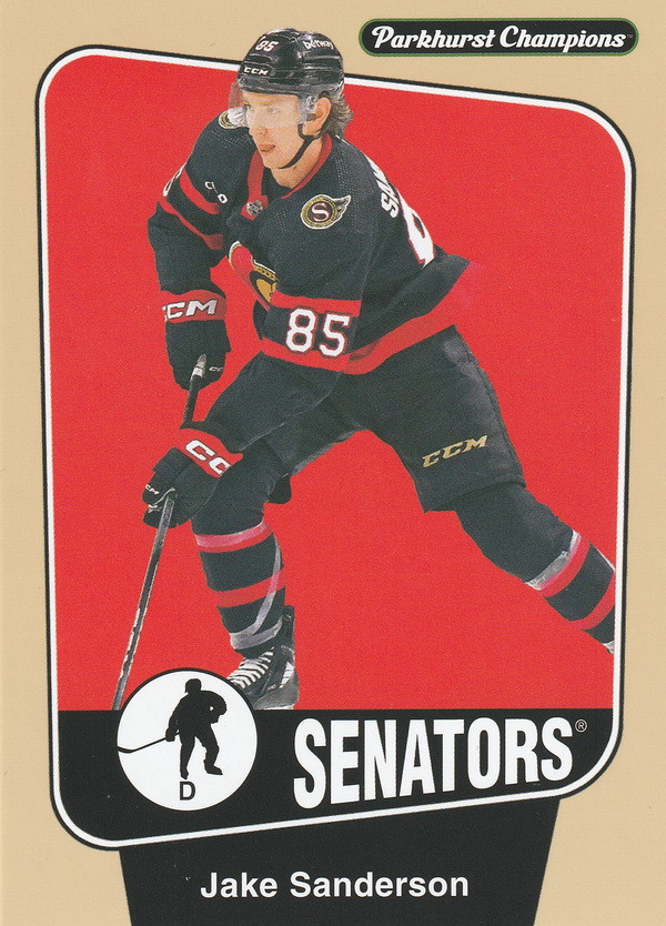 Hockey card Jake Sanderson