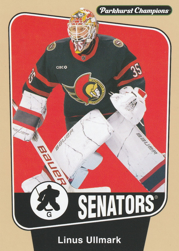 Hockey card Linus Ullmark