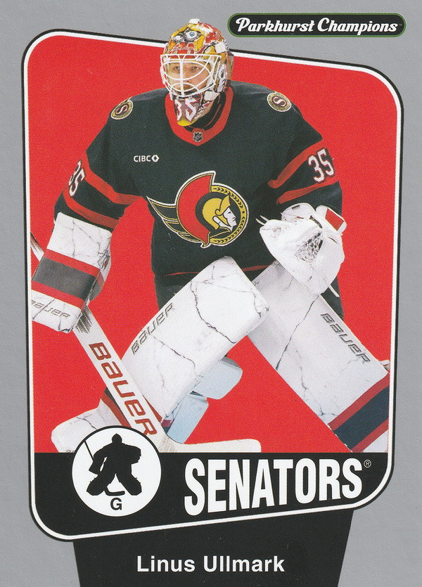 Hockey card Linus Ullmark