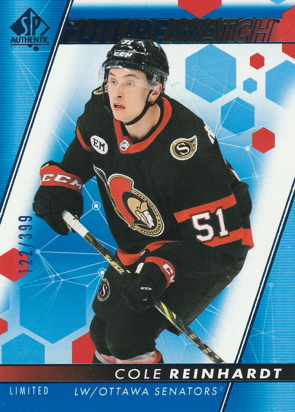 Hockey card Cole Reinhardt