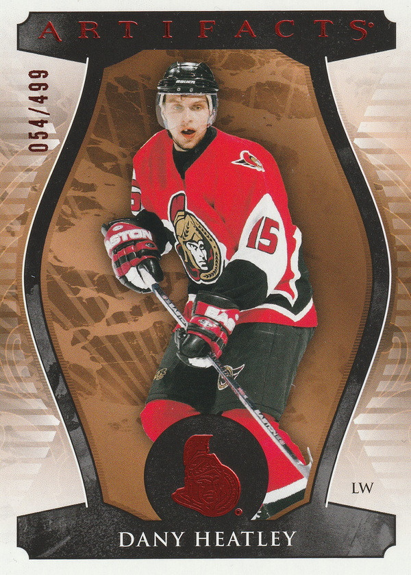Hockey card Dany Heatley