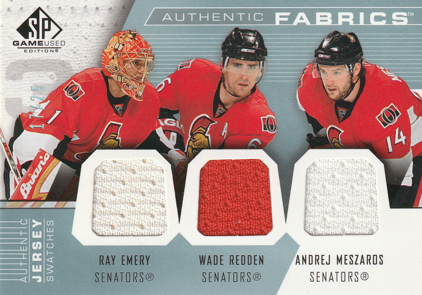Hockey card Ray Emery