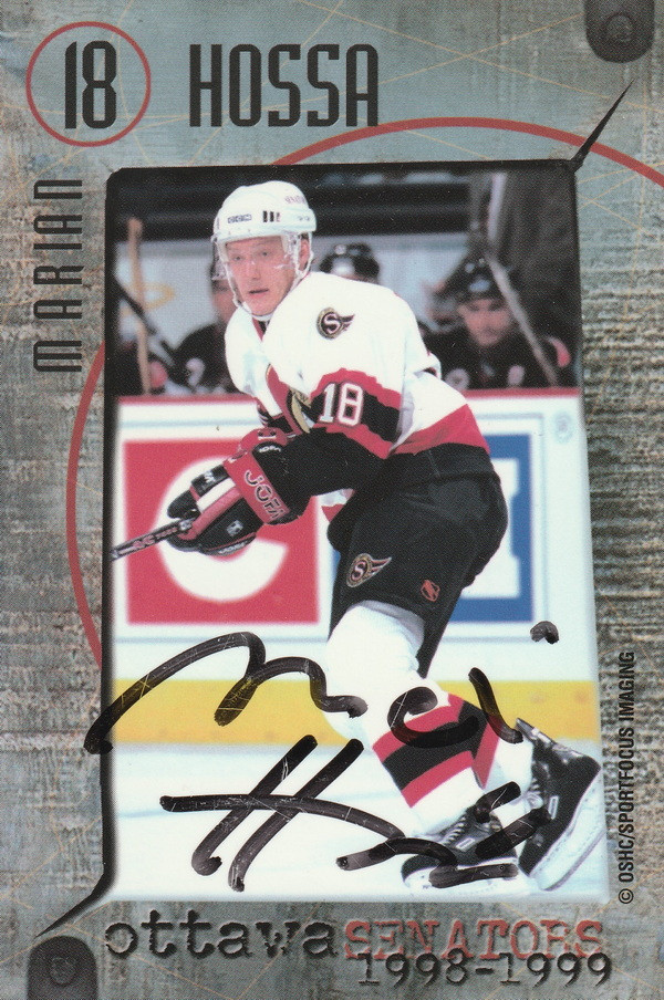Hockey card Marian Hossa