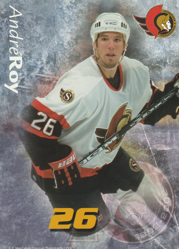Hockey card Andre Roy