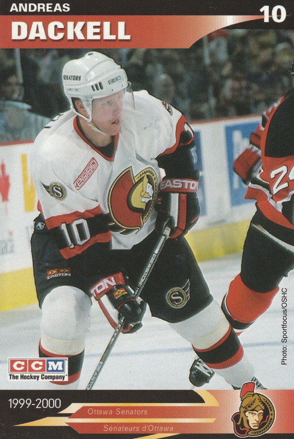 Hockey card Andreas Dackell