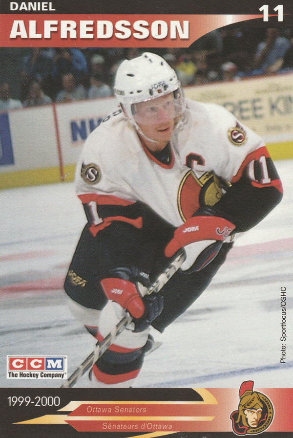 Hockey card Daniel Alfredsson