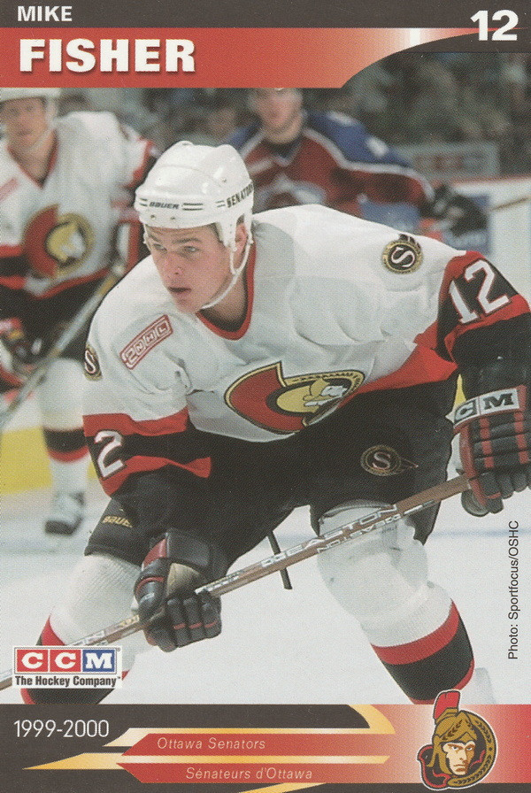 Hockey card Mike Fisher
