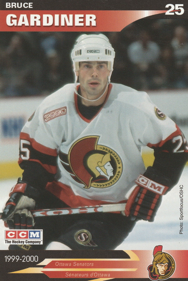 Hockey card Bruce Gardiner