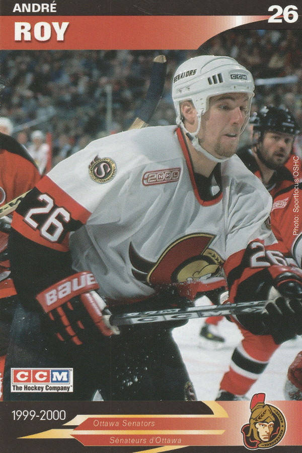 Hockey card Andre Roy