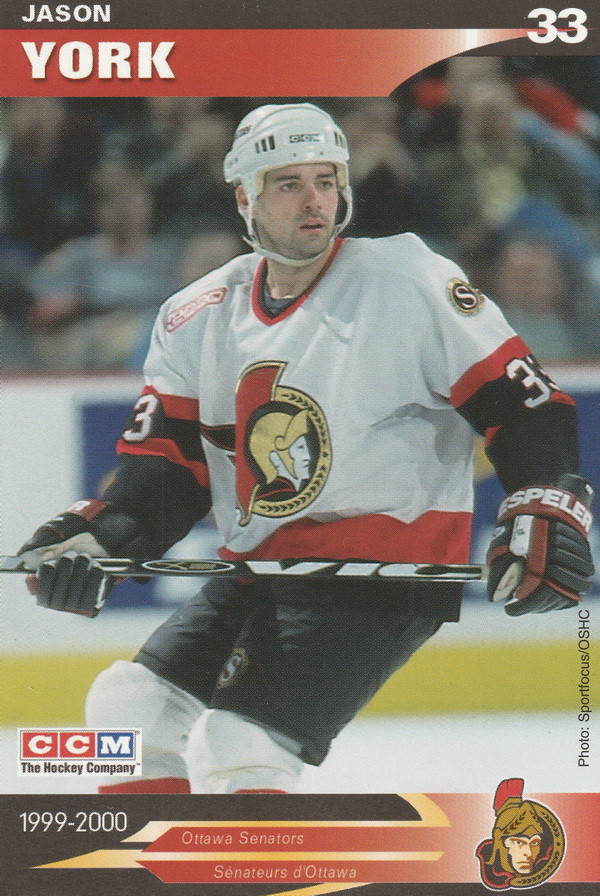 Hockey card Jason York