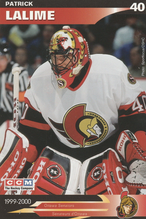 Hockey card Patrick Lalime